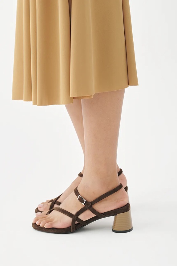 Vagabond Shoemakers sandale s debelom potpeticom od brušene kože EVIE 6139.140.29 smeđa