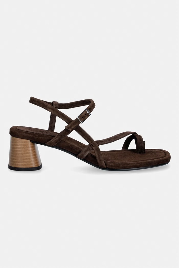 Vagabond Shoemakers sandale s debelom potpeticom od brušene kože EVIE 6139.140.29 smeđa SS26