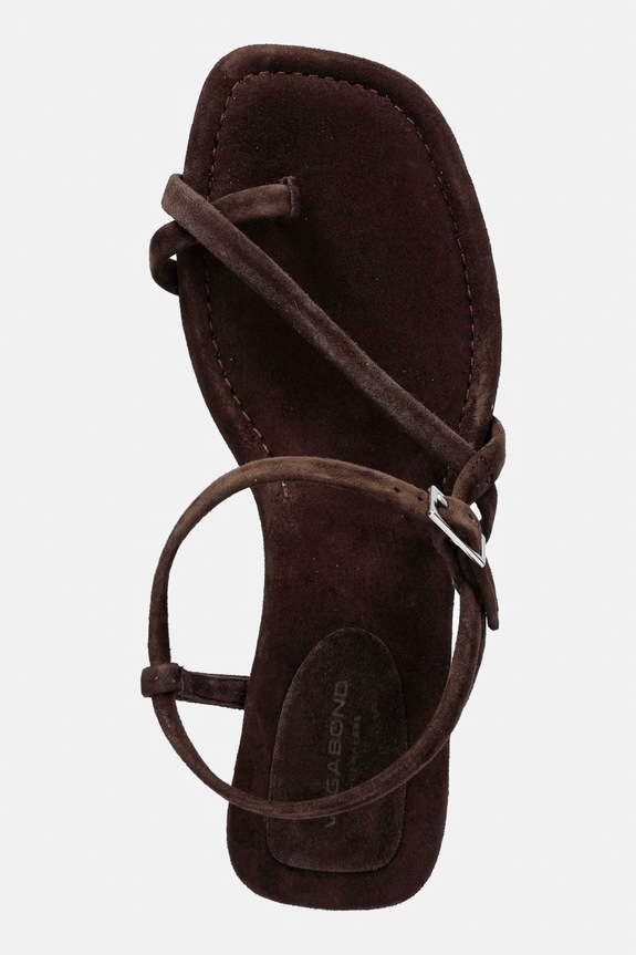 Vagabond Shoemakers sandale s debelom potpeticom od brušene kože EVIE smeđa 6139.140.29