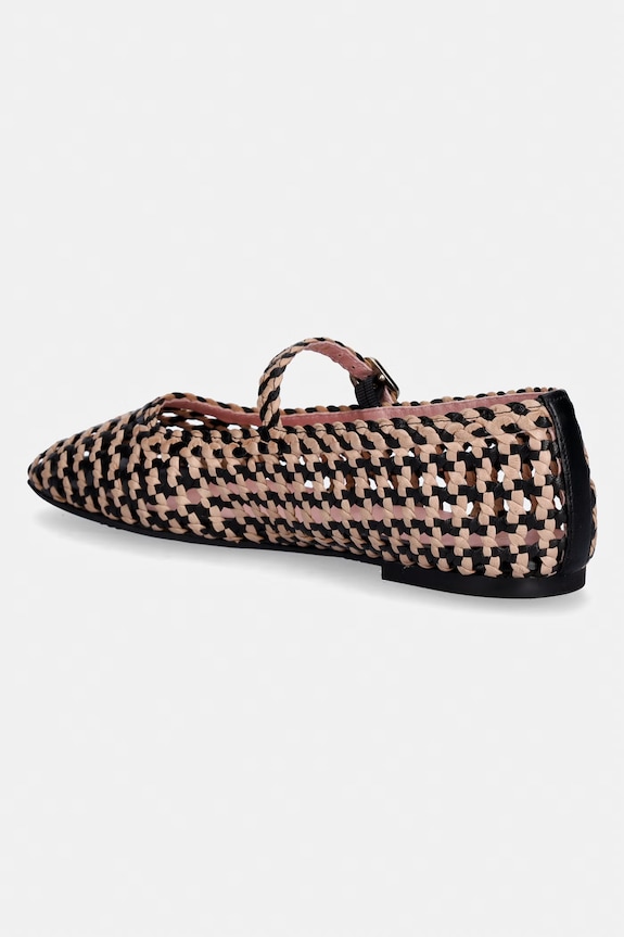Încălțăminte Pretty Ballerinas balerini de piele Zoey 52998.001.9042 bej