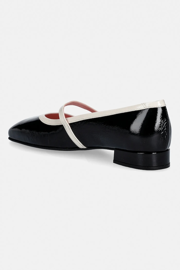 Încălțăminte Pretty Ballerinas balerini de piele Lea 53050.001.8301 negru