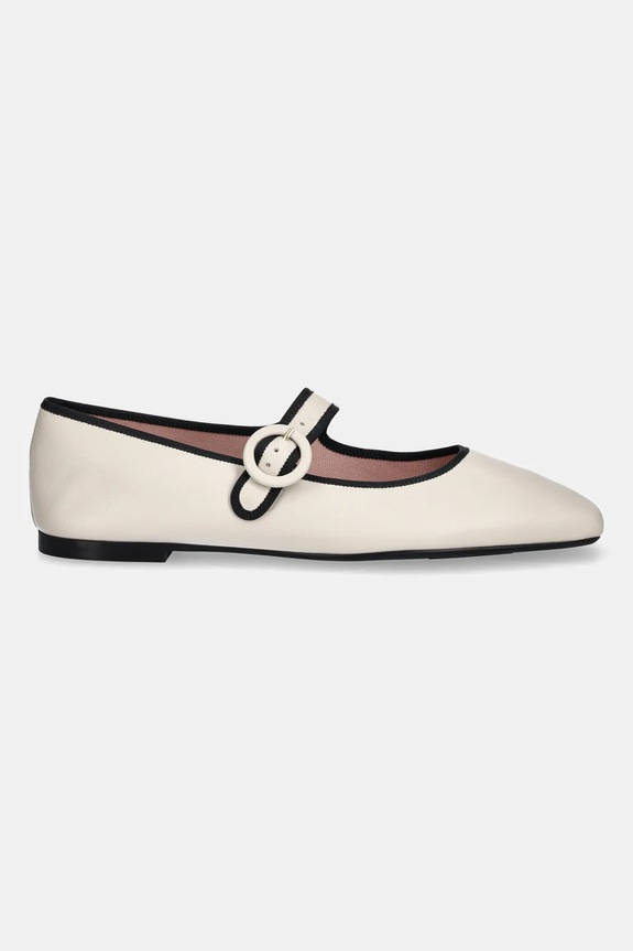 Δερμάτινες μπαλαρίνες Pretty Ballerinas Camille 52655.006.9301 μπεζ SS26
