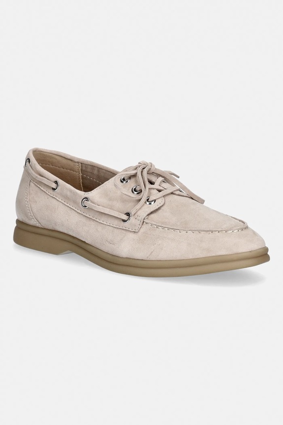 Steve Madden mocasini din piele întoarsă Ports piele întoarsă bej 11003906.290