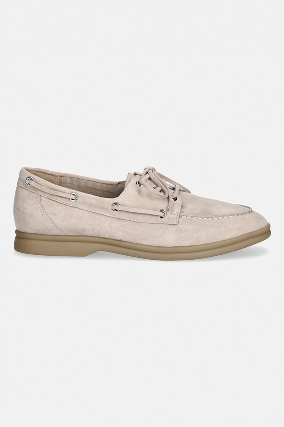 Steve Madden mocasini din piele întoarsă Ports 11003906.290 bej SS26