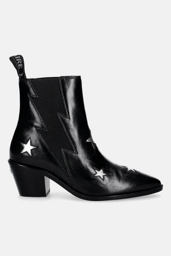 ZADIG&VOLTAIRE ghete chelsea de piele Tyler SWCT02054 negru SS26