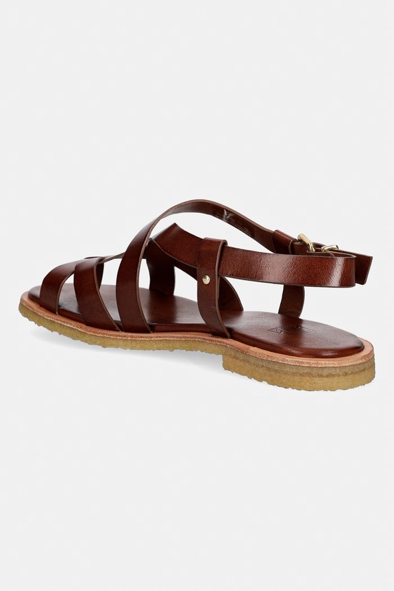 Obuća Billi Bi sandale za žene kožne T8012.086 smeđa