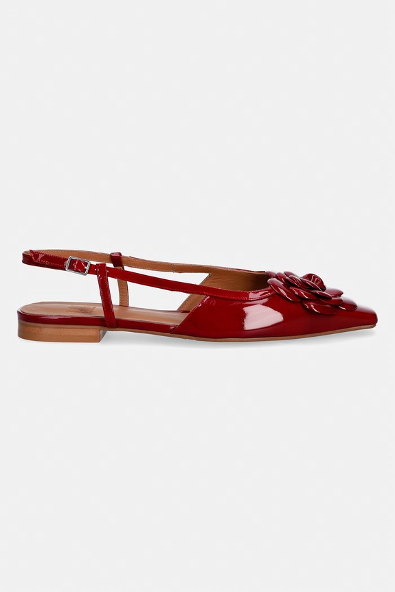 Billi Bi balerini de piele A9425.228 rosu SS26