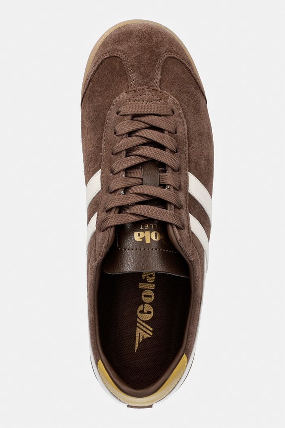 Gola sneakersy zamszowe BULLET SUEDE brązowy CLA153TW