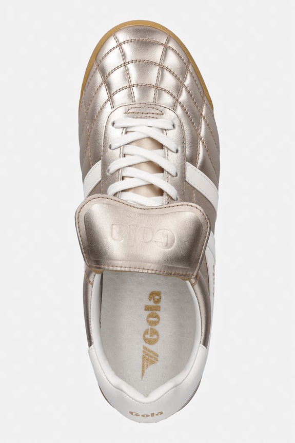 Δερμάτινα sneakers Gola STADIUM 86 χρυσαφί CLB575YW