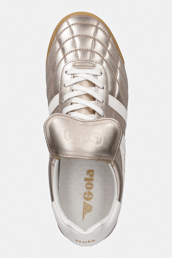Δερμάτινα sneakers Gola STADIUM 86 χρυσαφί CLB575YW