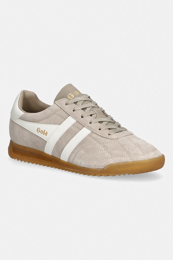 Gola sneakers din piele întoarsă STADIUM piele întoarsă bej CLB808CW