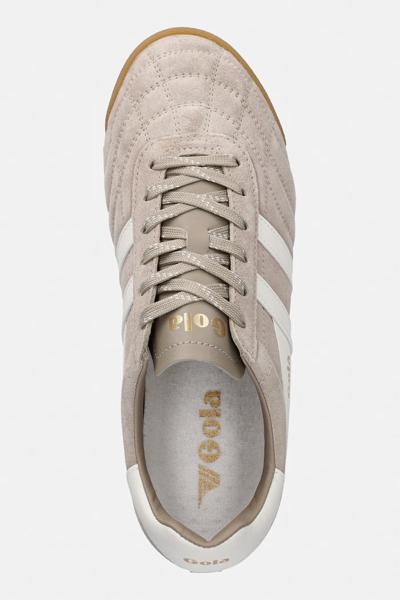 Gola sneakers din piele întoarsă STADIUM bej CLB808CW