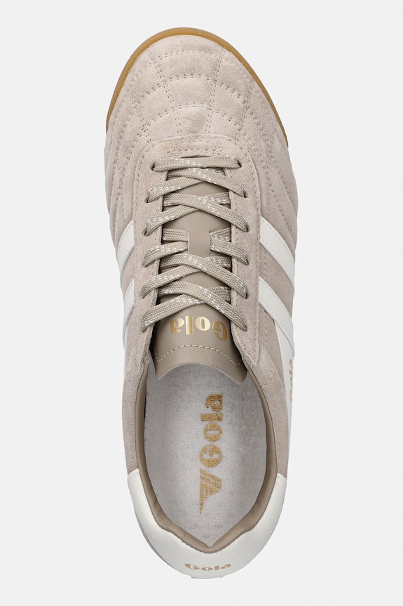 Gola sneakers din piele întoarsă STADIUM bej CLB808CW