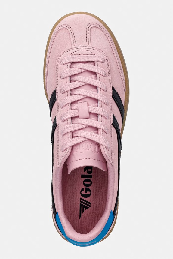Gola sneakers din piele întoarsă VIPER roz CLB735KB