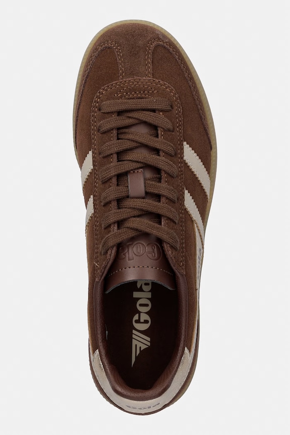 Δερμάτινα sneakers Gola VIPER καφέ CLB735TC