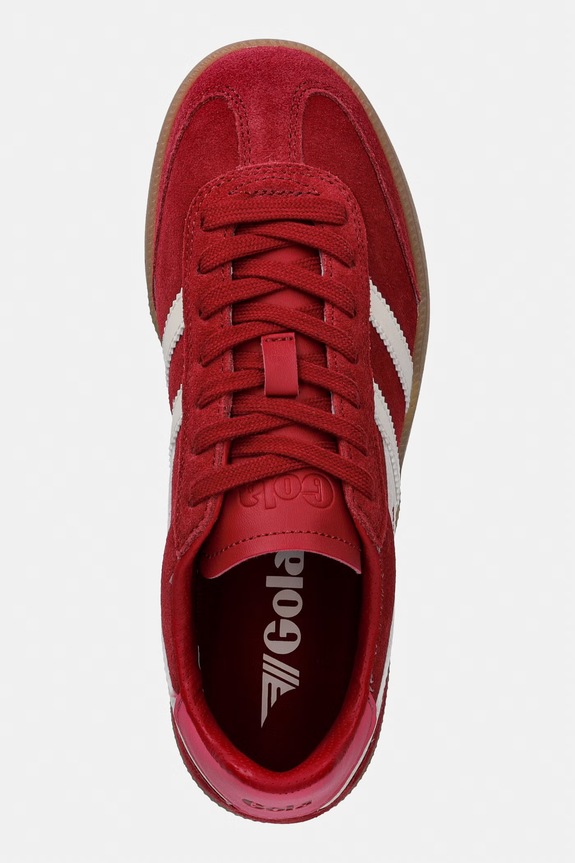 Gola sneakersy nubukowe VIPER czerwony CLB735LK