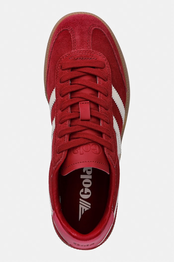Gola sneakersy nubukowe VIPER czerwony CLB735LK
