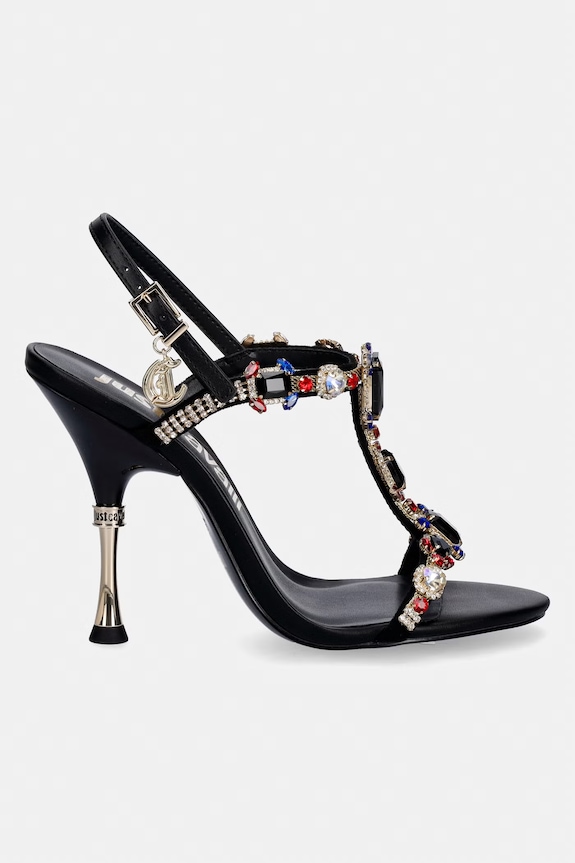 Just Cavalli szpilki 80RA3S30ZSE25919 czarny SS26