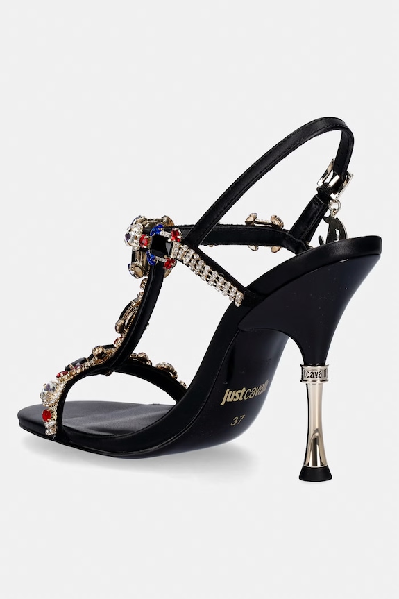 Obuwie Just Cavalli szpilki 80RA3S30ZSE25919 czarny