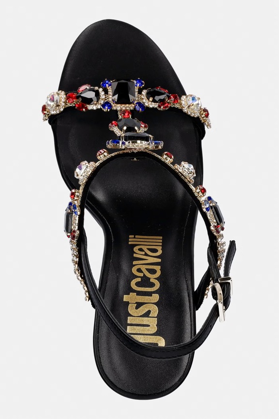 Just Cavalli szpilki czarny 80RA3S30ZSE25919