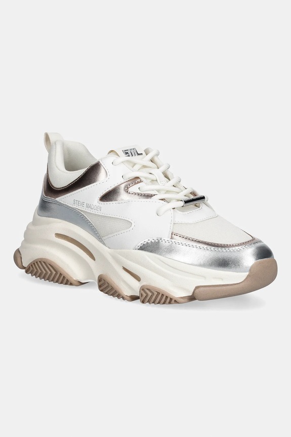 Steve Madden sneakersy Progressive imitacja skóry licowej złoty 11004678.SG3