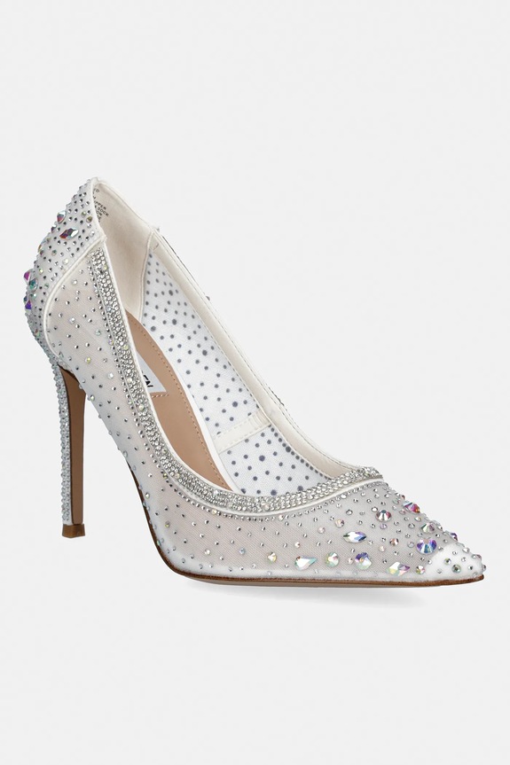 Steve Madden szpilki Encaged syntetyczny biały 11003674.104