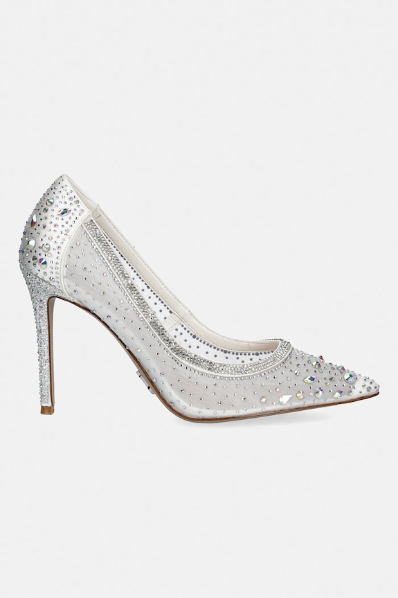 Steve Madden szpilki Encaged 11003674.104 biały SS26