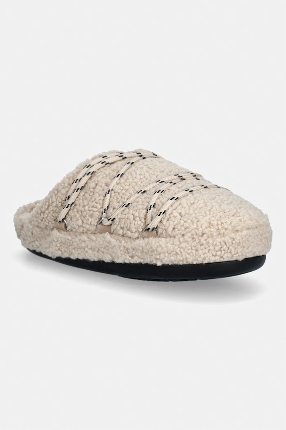 Παντόφλες Moon Boot MB TEDDY SLIPPER μπεζ 80D2410040.L026