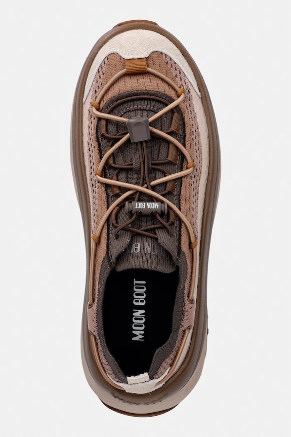 Moon Boot sneakersy MB MOON247 XLACE brązowy 80D2490110.M008