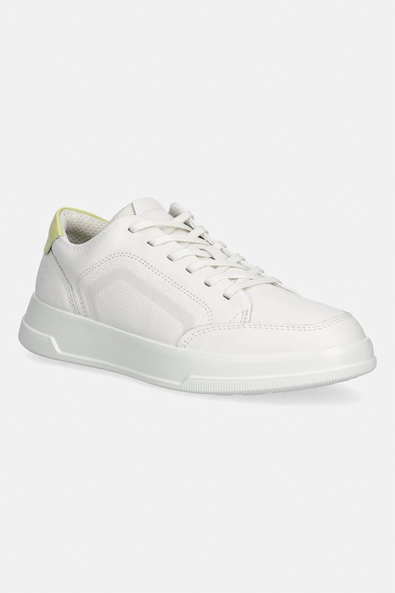 Ecco Move W sneakers pentru femei, din piele alb 223803.60282