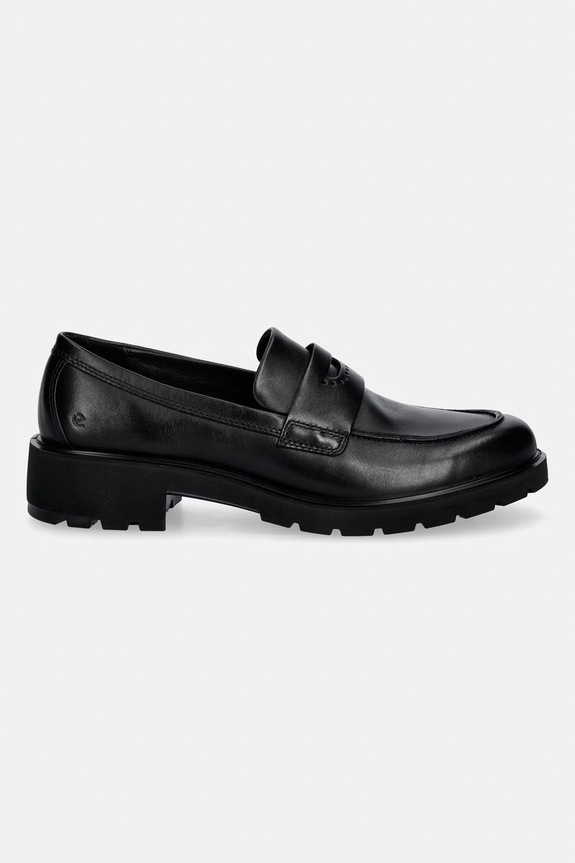 Ecco mocasini de piele Metropole Vienna 231333.01001 negru SS26