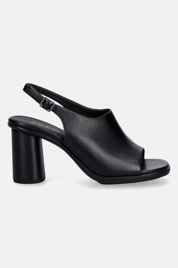 Ecco sandale de piele Sculpted Alba 65 233313.01001 negru SS26