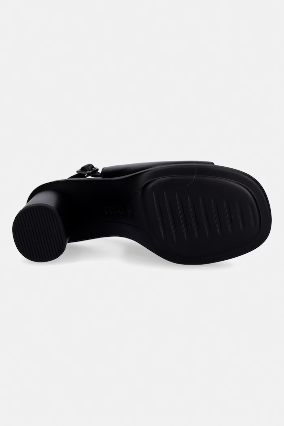 Ecco sandale de piele Sculpted Alba 65 233313.01001 negru