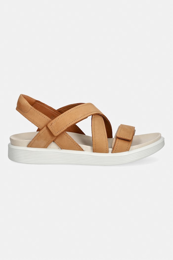 Nubukové sandály Ecco Soft Sandal W 238813.02021 hnědá SS26
