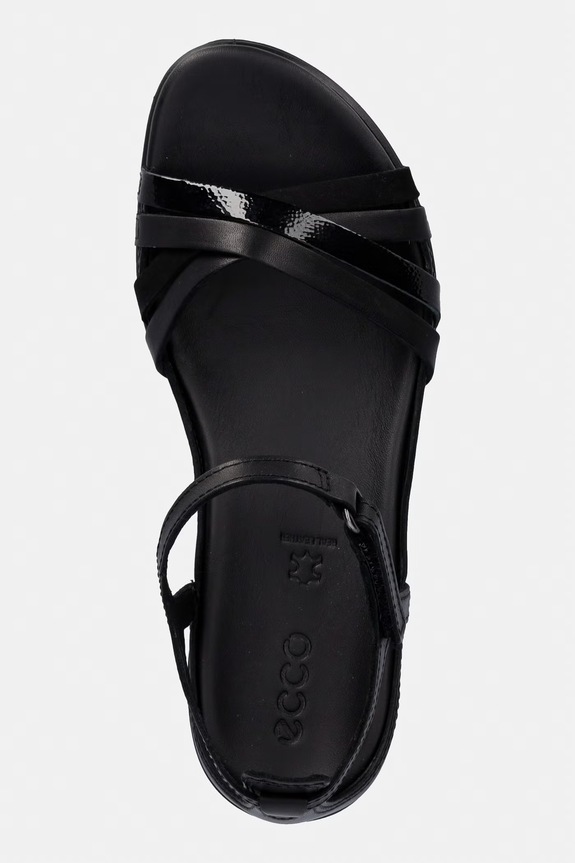 Ecco sandale de piele Flash negru 244243.51094