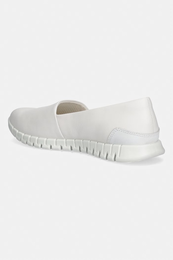 Obuwie Ecco espadryle skórzane Gruuv Lite W 246313.52292 biały