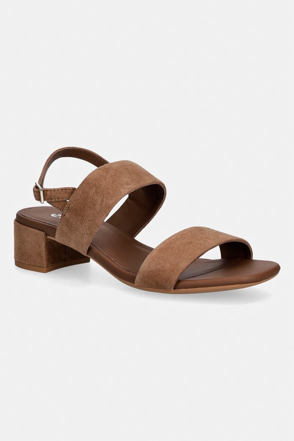 Semišové sandály Ecco Livia 35 do 5 cm hnědá 250303.05034