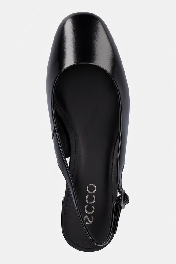 Ecco pantofi de piele Livia 35 negru 250623.04001