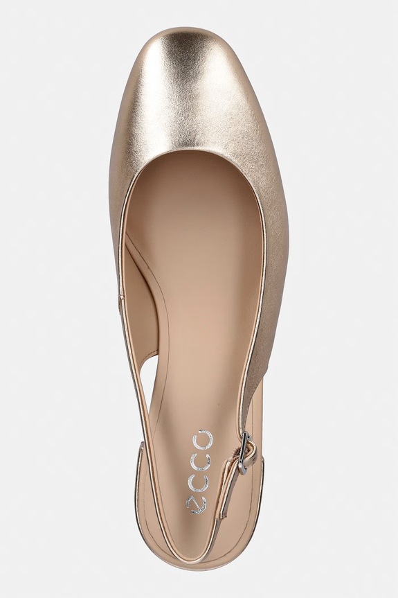 Ecco pantofi de piele Livia 35 aur 250623.61655