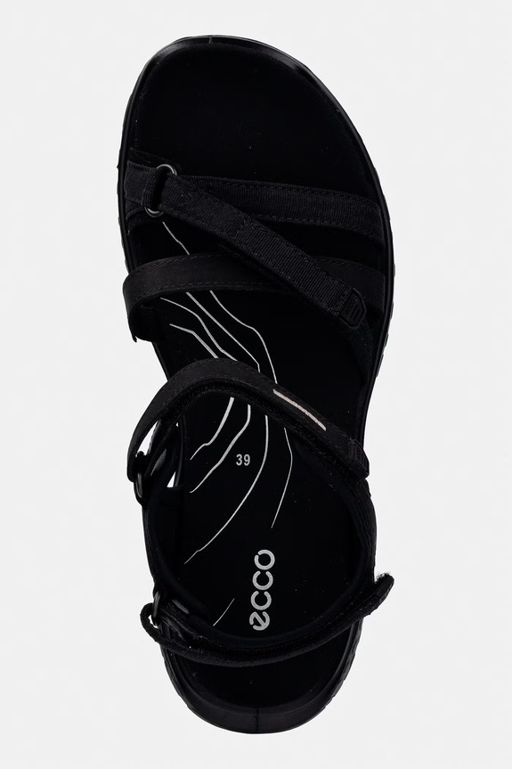 Ecco sandale din nubuc Offroad negru 853303.51052