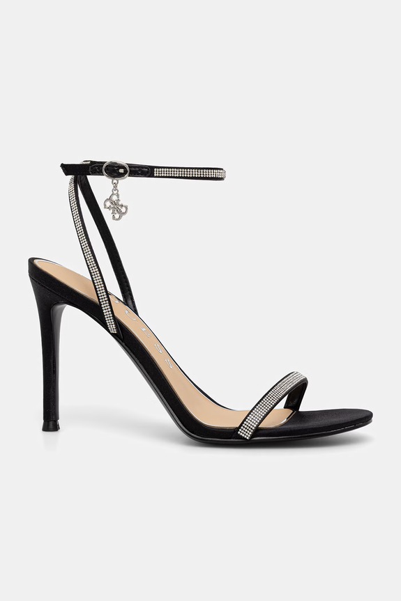 Guess sandały CHARMER FLJCHR.SAT03.BLACK czarny SS26