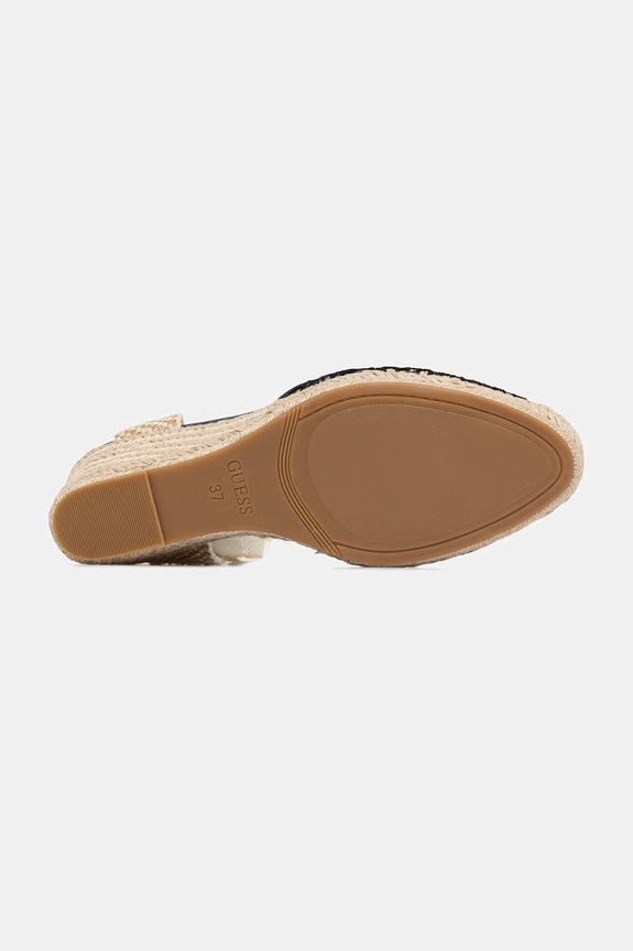 Guess espadrille éksarokkal női CHEYIN FLJCHY.FAL04.BLKNA fekete