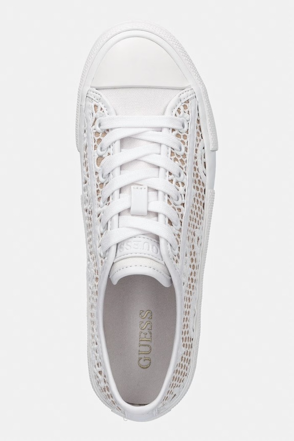 Guess CAREY2 teniszcipő női fehér FLJCR2.FAP12.WHITE