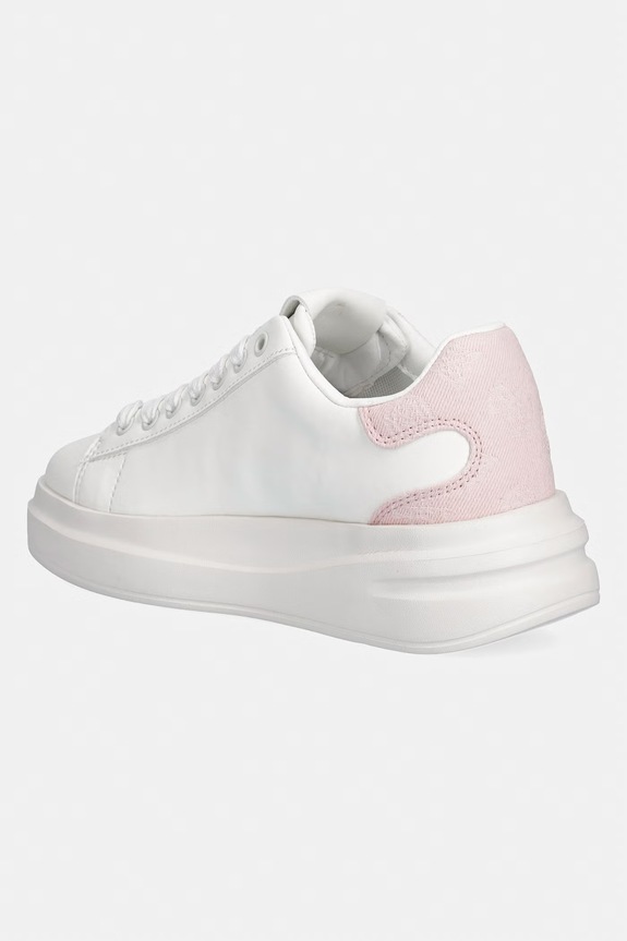 Obuća Tenisice Guess ELBINA14 FLJE14.LEA12.WHIPI bijela