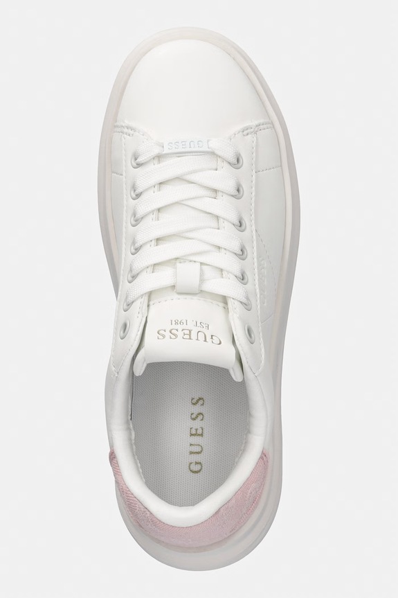 Tenisice Guess ELBINA14 bijela FLJE14.LEA12.WHIPI