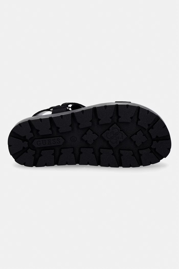 Guess sandále na platforme dámske FETTA FLJFTT.FAL03.BLACK čierna