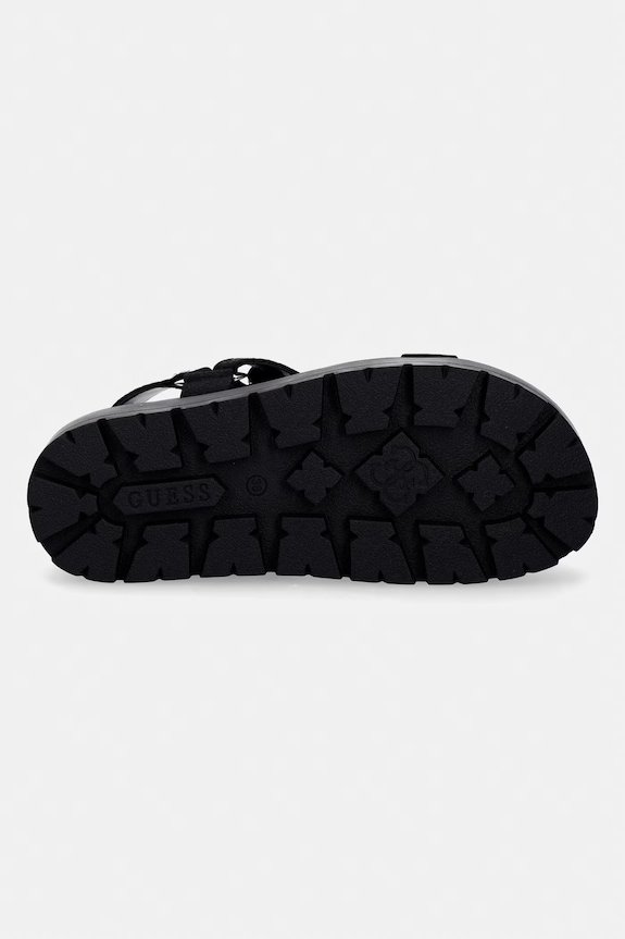 Guess sandále na platforme dámske FETTA FLJFTT.FAL03.BLACK čierna
