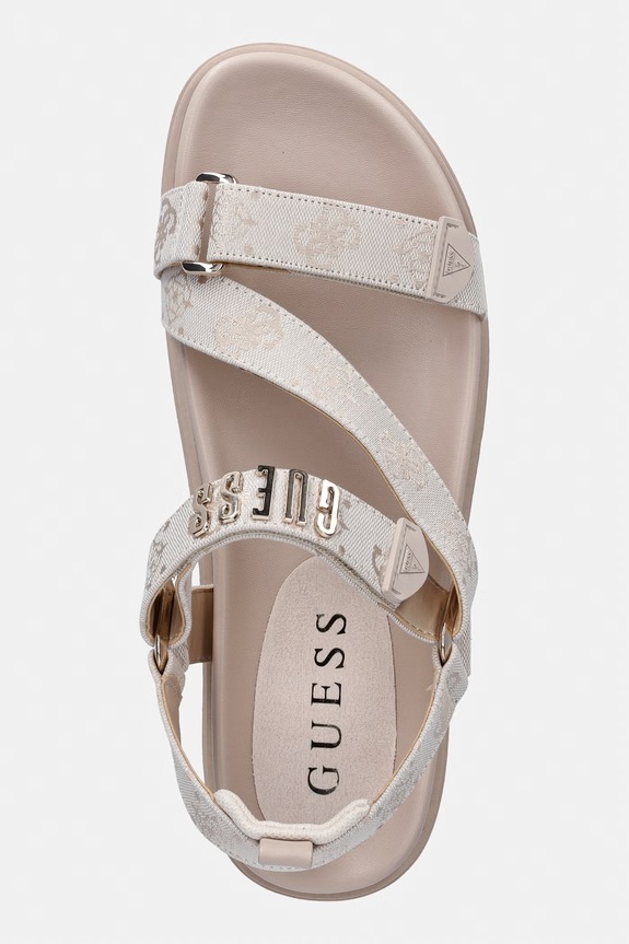 Guess sandale cu platformă pentru femei FETTA bej FLJFTT.FAL03.CREAM