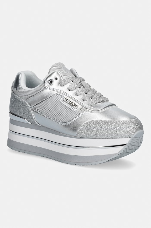 Guess HANSIN3 sneakers pentru femei argintiu FLJHN3.LEL12.SILVE