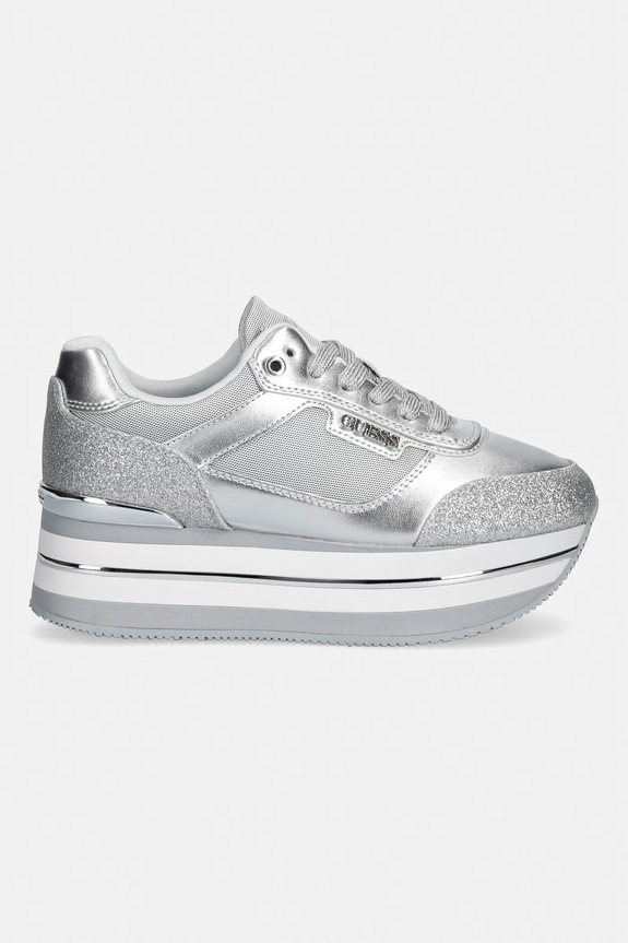 Guess HANSIN3 sneakers pentru femei FLJHN3.LEL12.SILVE argintiu SS26